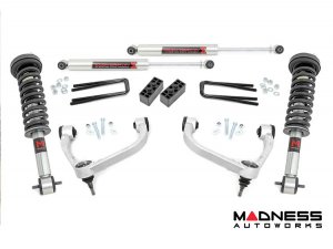 Ford F-150 Lift Kit - 3" Lift - Aluminum Control Arms - M1 Loaded Struts - M1 Rear Shocks Ford F-150 Lift Kit - 3" Lift - Aluminum Control Arms - M1 Loaded Struts - M1 Rear Shocks